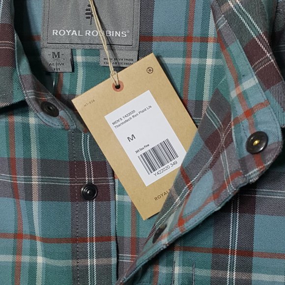 Royal Robbins Mens Plaid Long Sleeve - Size M - Pre-owned - VH6LND - Picture 5 of 7